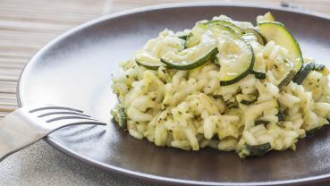 Risotto con le zucchine