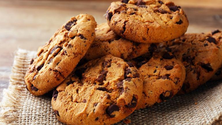 Cookies con gocce di cioccolato